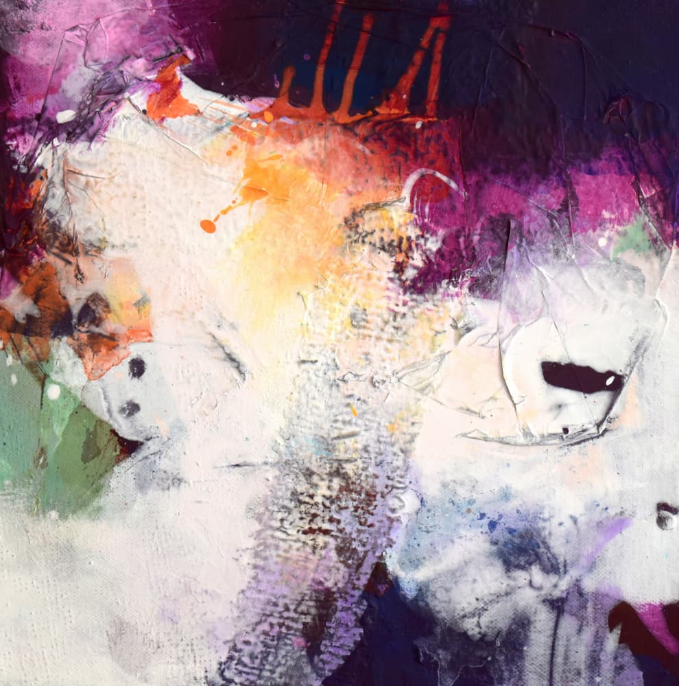 Vibrant Abstract Movement by Kirsten Handelmann — canvas wall art