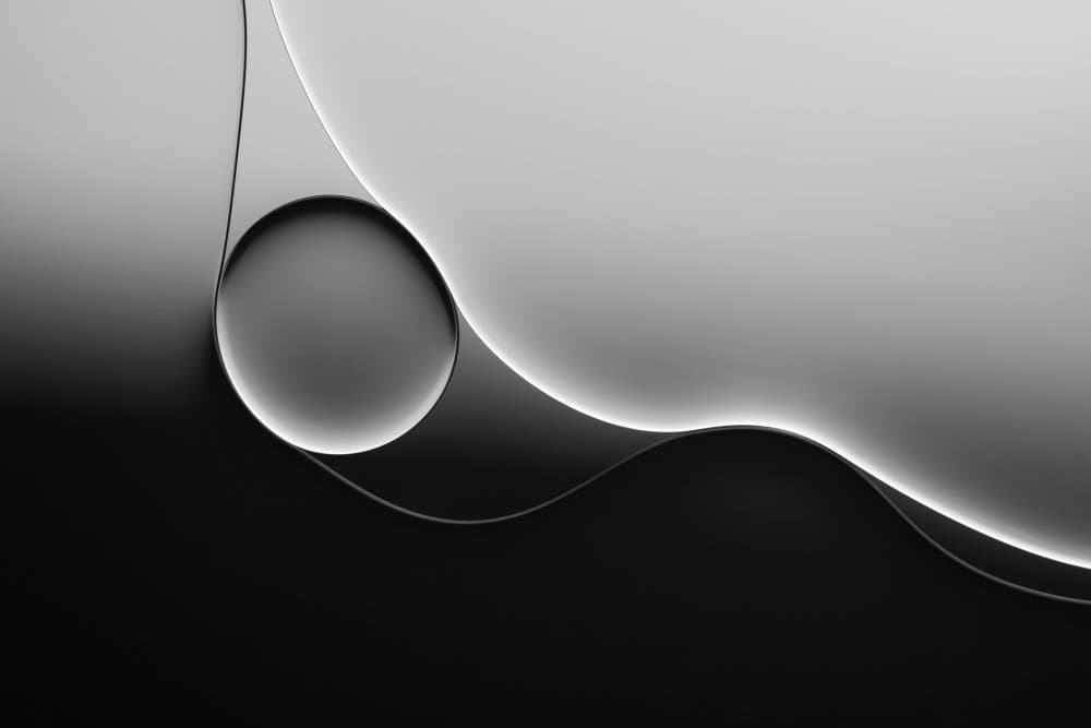 Elegant Curve Sphere by Jacqueline Hammer — canvas wall art
