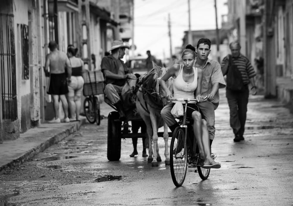 Cuban Street Ride by Itzik Einhorn — canvas wall art