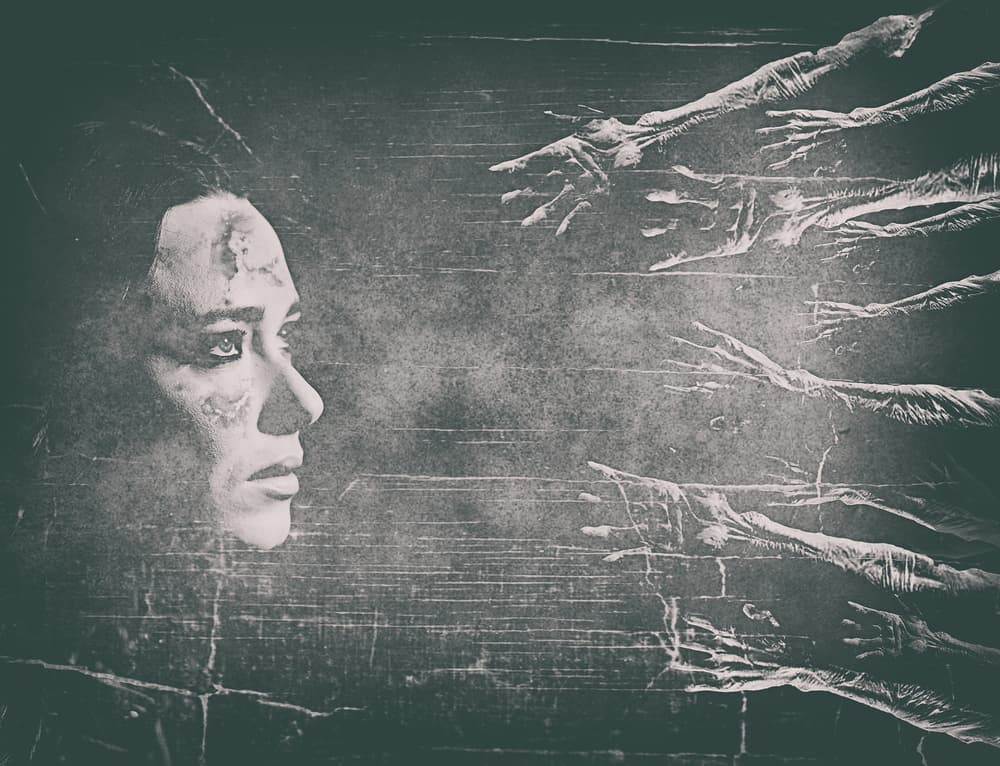 Haunting Hands by Sandra Ulfig ARPS — canvas wall art
