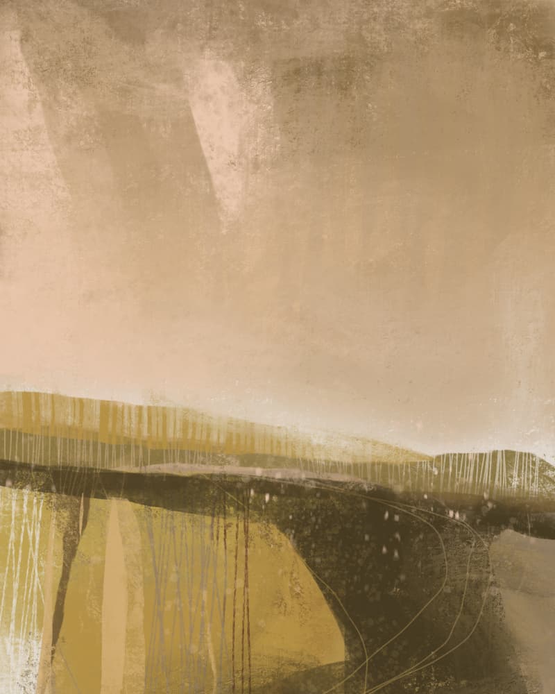 Abstract Earthscape by MANSI SAXENA — canvas wall art