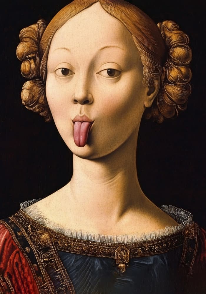 Insolent Lady by Dikhotomy — canvas wall art