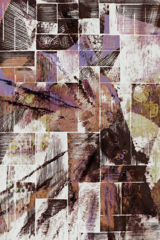 Textured Earthy Abstract by Christina Sillen — canvas wall art
