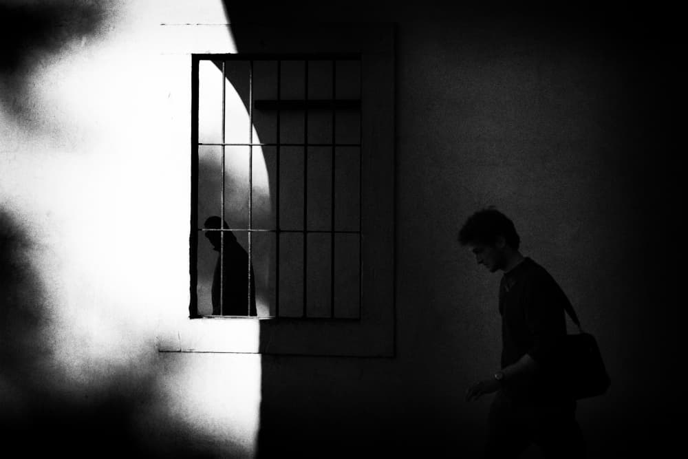 Man In Shadows by Massimo Della Latta — canvas wall art