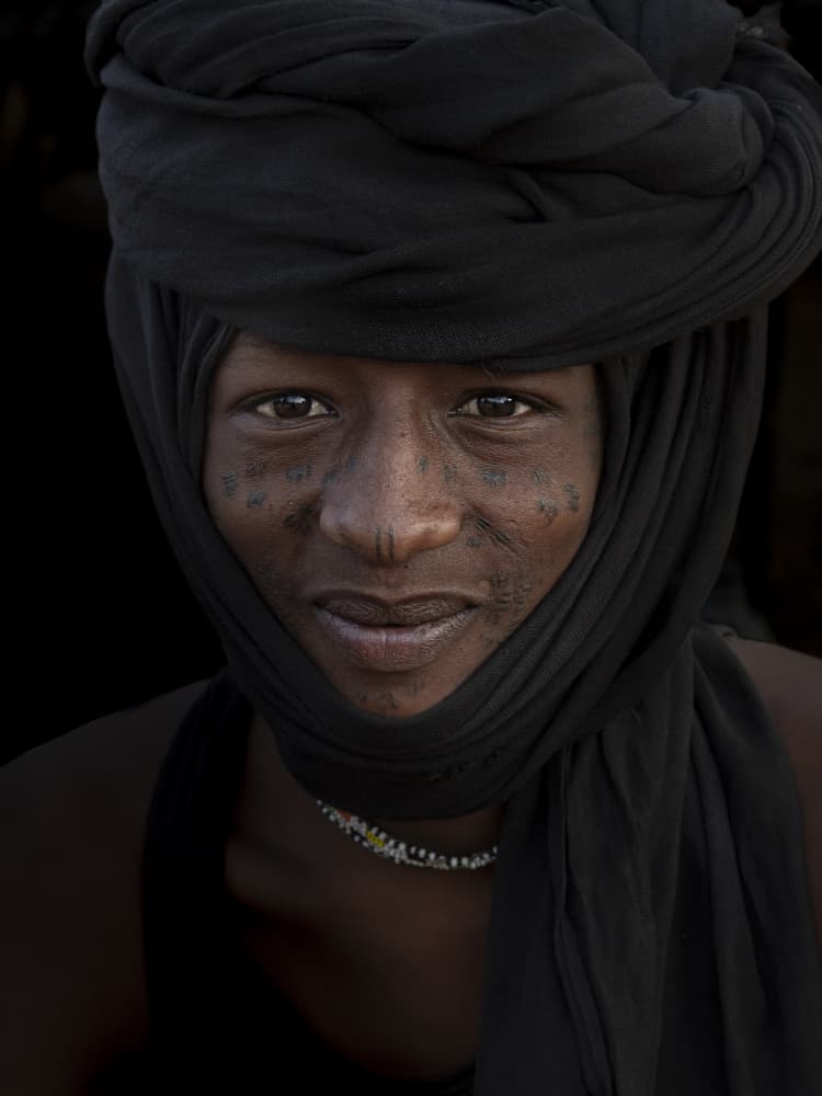 Tuareg Man Portrait by Elena Molina — canvas wall art