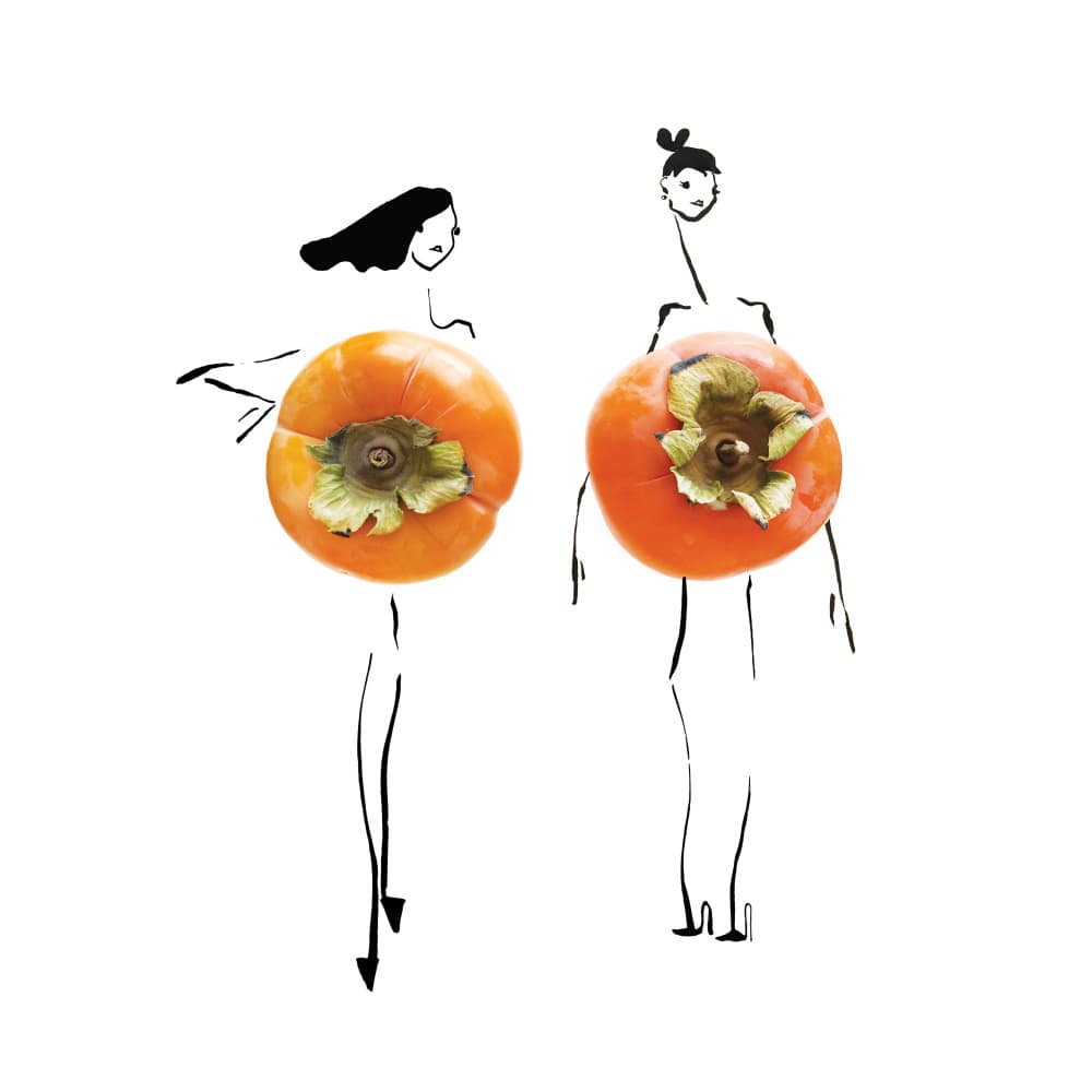 Chic Fruit Illustrations by Gretchen Roehrs — canvas wall art