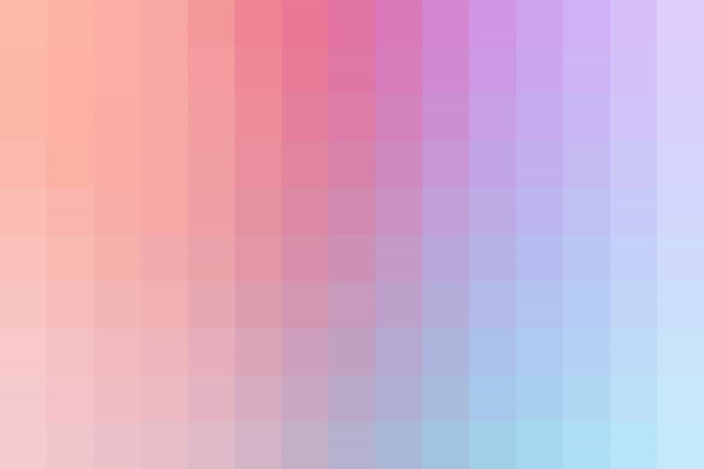 Pastel Gradient Blocks by amini54 — canvas wall art