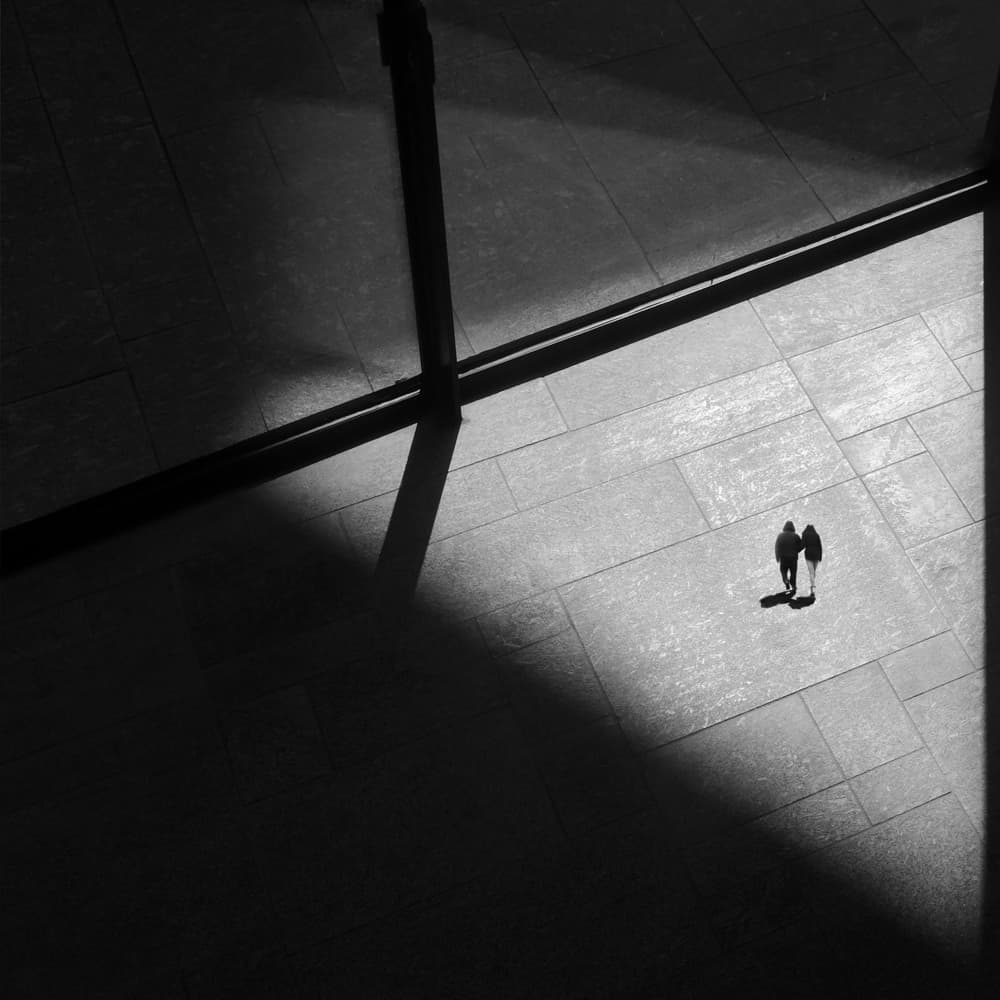 Geometric Light Walk by Huib Limberg — canvas wall art