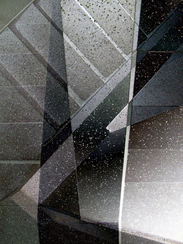 Geometric Concrete Abstraction by Claudio Boczon — canvas wall art