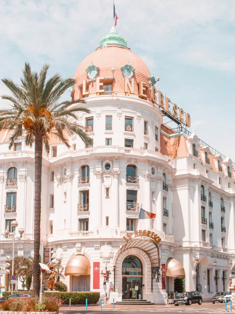 Grand Nice Hotel by Talitha McQueen — canvas wall art
