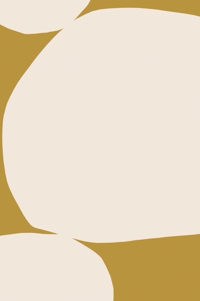 Organic Golden Shapes by Treechild — canvas wall art