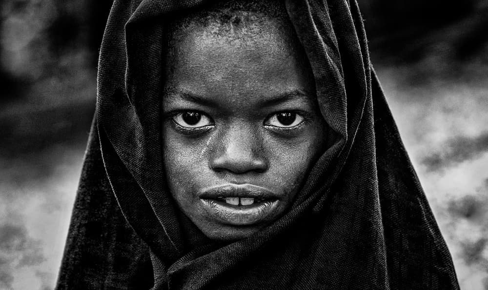 Child's Single Tear by Joxe Inazio Kuesta Garmendia — canvas wall art