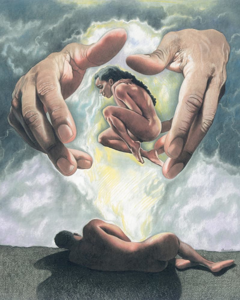 Hands Of Creation by Manasseh Johnson Sr. — canvas wall art