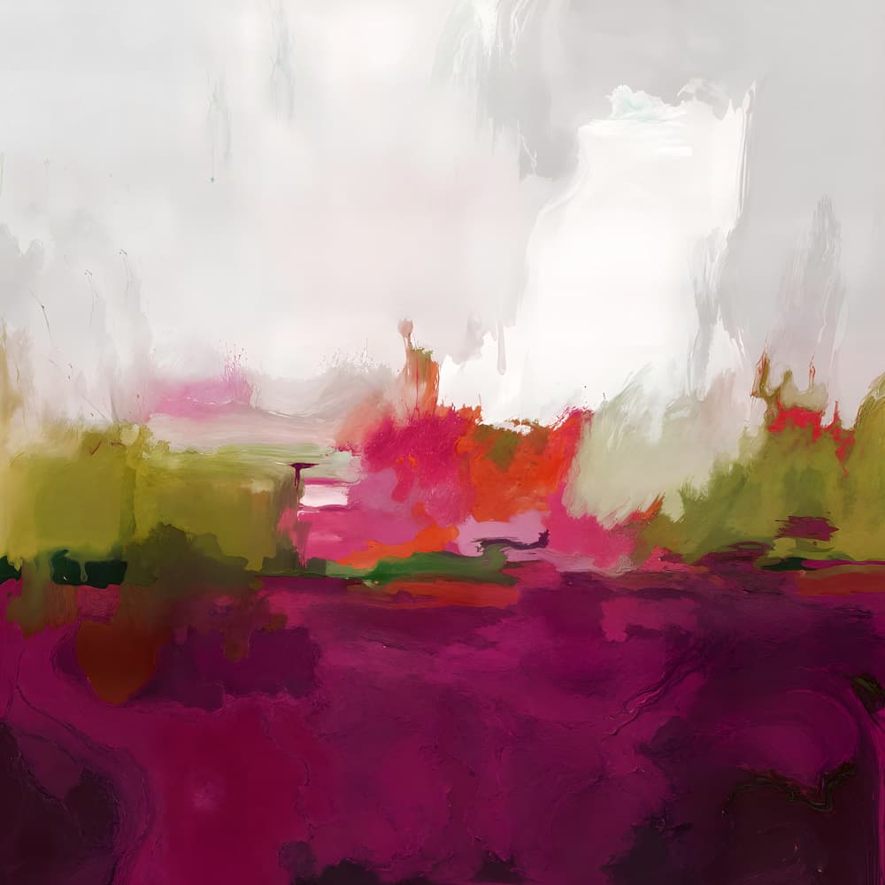 Colorful Abstract Landscape by Edie — canvas wall art