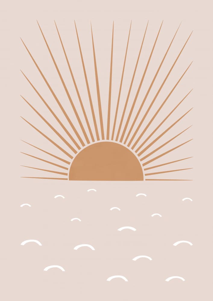 Minimalist Ocean Horizon by Orara Studio — canvas wall art