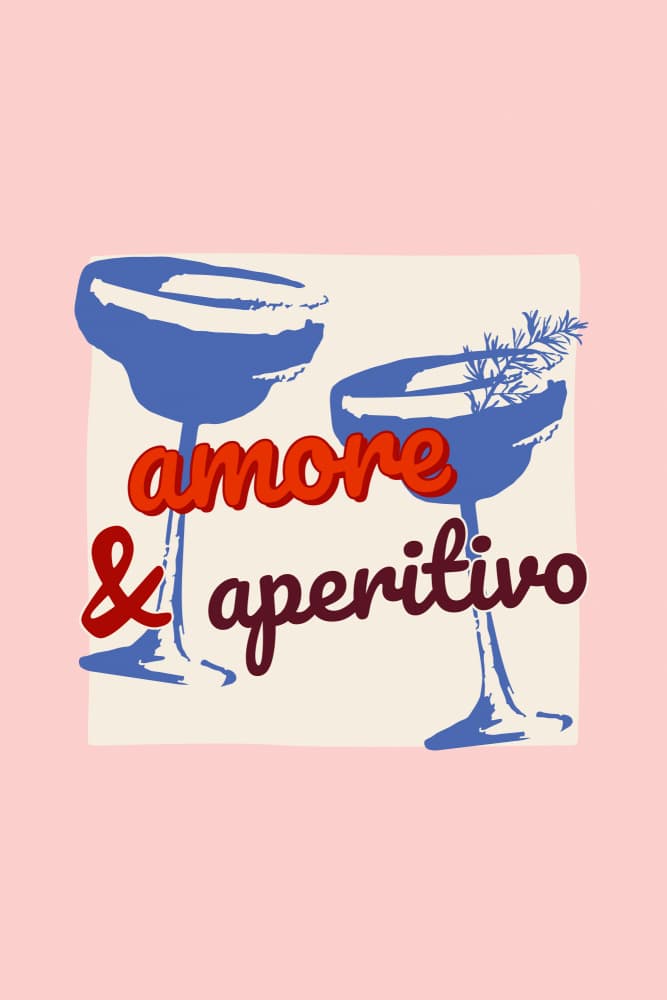 Amore And Aperitivo by Karen Menzenbach — canvas wall art