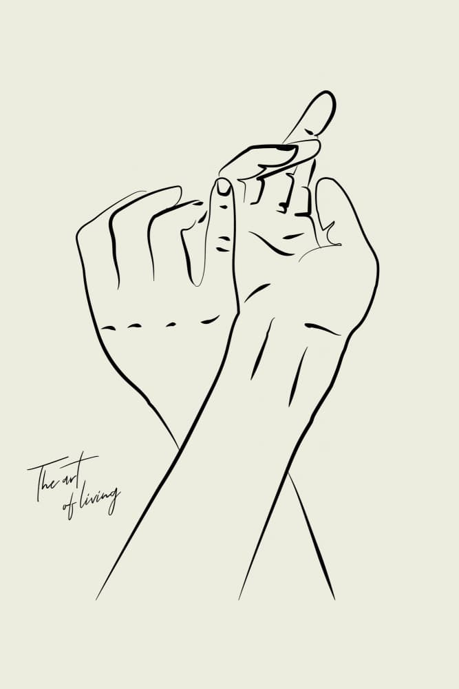 Theartofliving by Treechild — canvas wall art