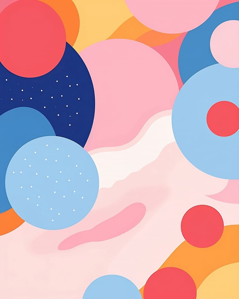 Abstract Color Play by Emiliano Deificus — canvas wall art