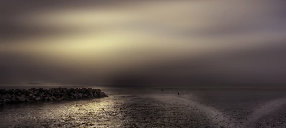 Ethereal Coastal Glow by Yvette Depaepe — canvas wall art