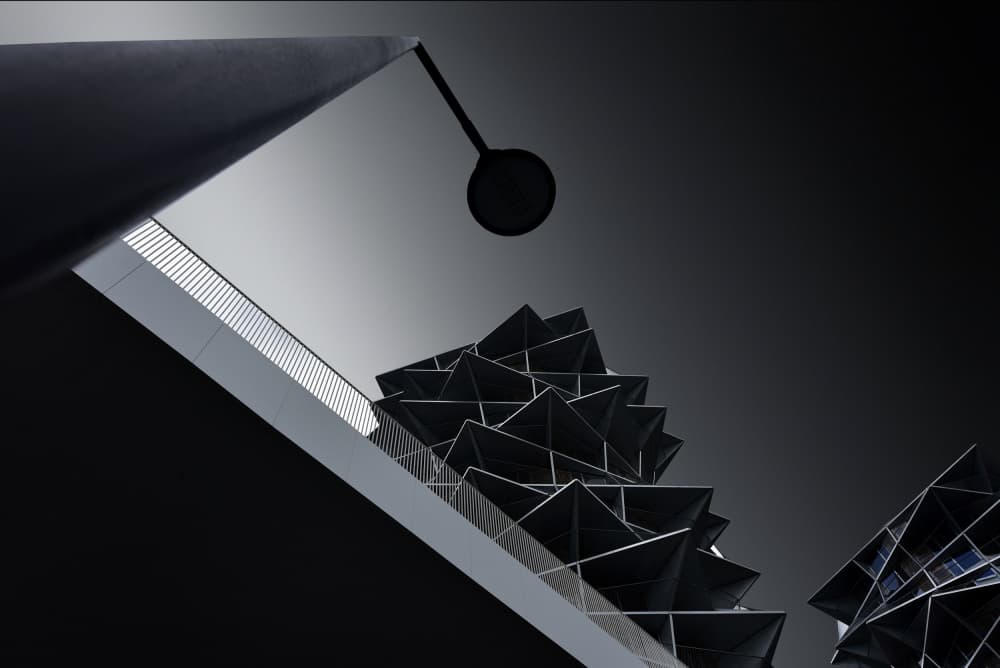 Geometric Urban Architecture by Jorge Pimenta — canvas wall art