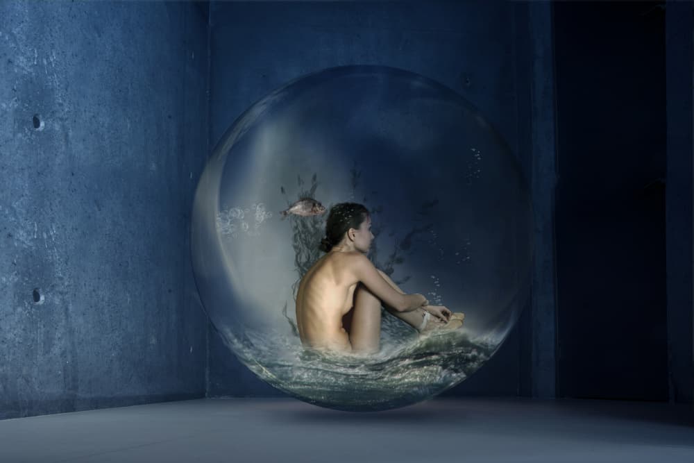 Solitary Dream Sphere by Christine von Diepenbroek — canvas wall art