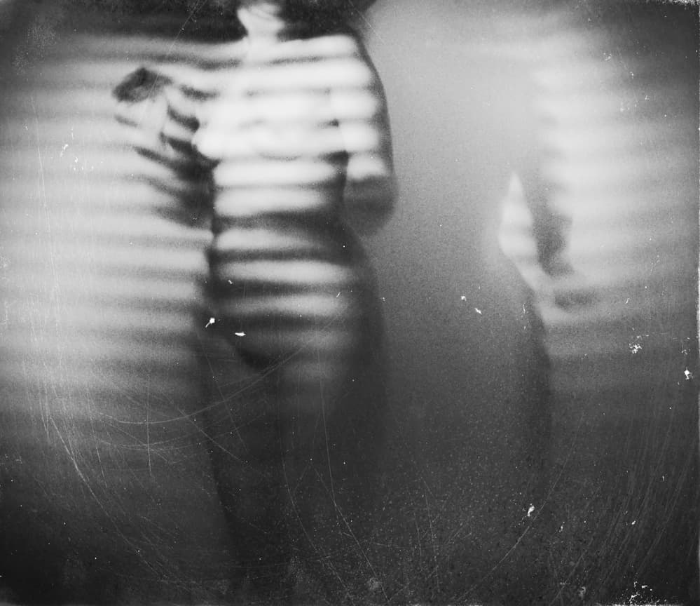 Soft Striped Figure by Bogdan Bouşcă — canvas wall art