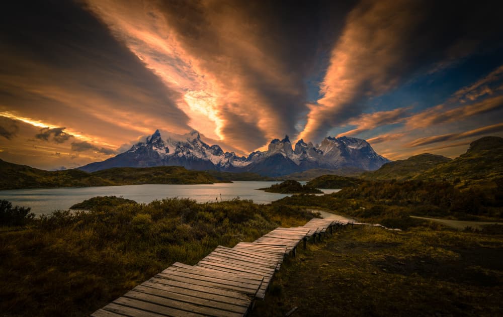 Path to Majestic Peaks by Bing Li — canvas wall art