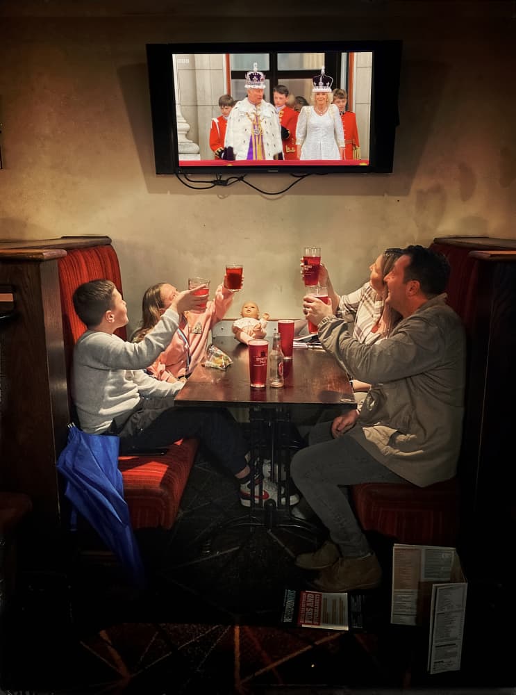 Royal Event Toast by Peter Davidson — canvas wall art