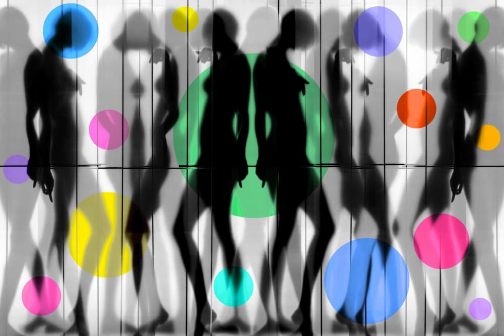 Colorful Pop Art Silhouettes by Igor Shrayer — canvas wall art