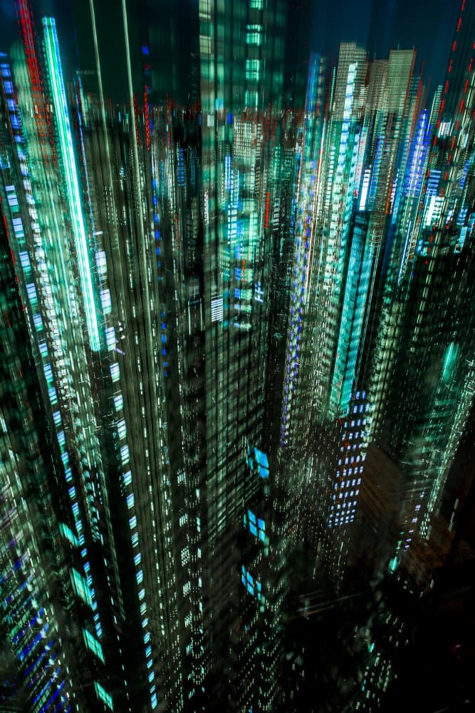 Urban Light Matrix by Sasaki Makoto — canvas wall art