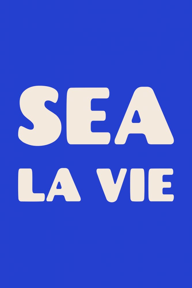 Sea La Vie by Karen Menzenbach — canvas wall art
