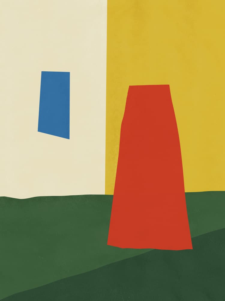 Bold Color Study by Little Dean — canvas wall art