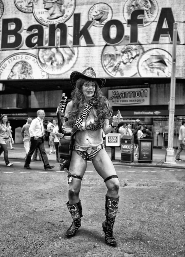 Defiant Cowgirl Performer by Goran Jovic — canvas wall art