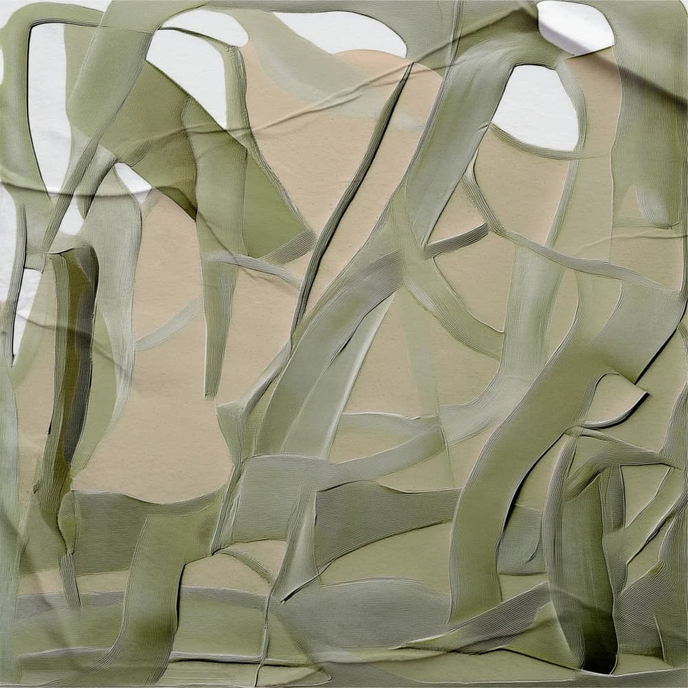 Flowing Organic Shapes by Alma — canvas wall art