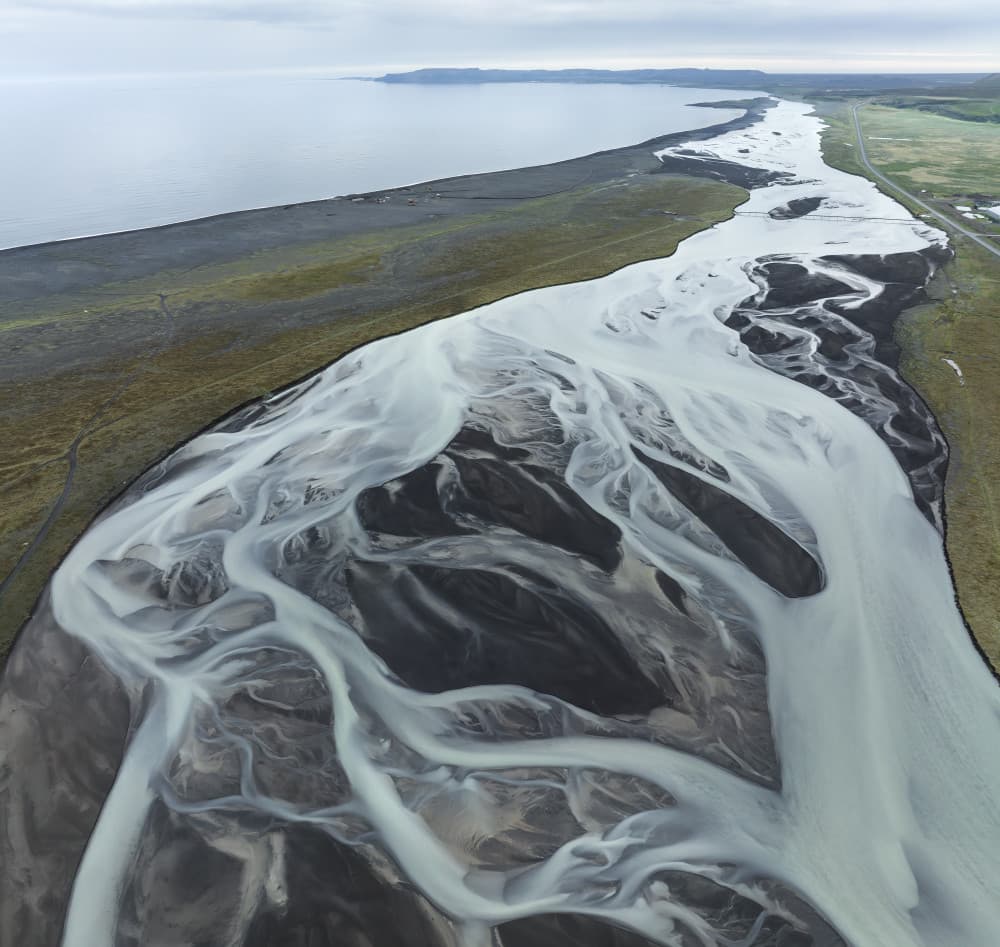 Braided River Delta by Shenshen Dou — canvas wall art