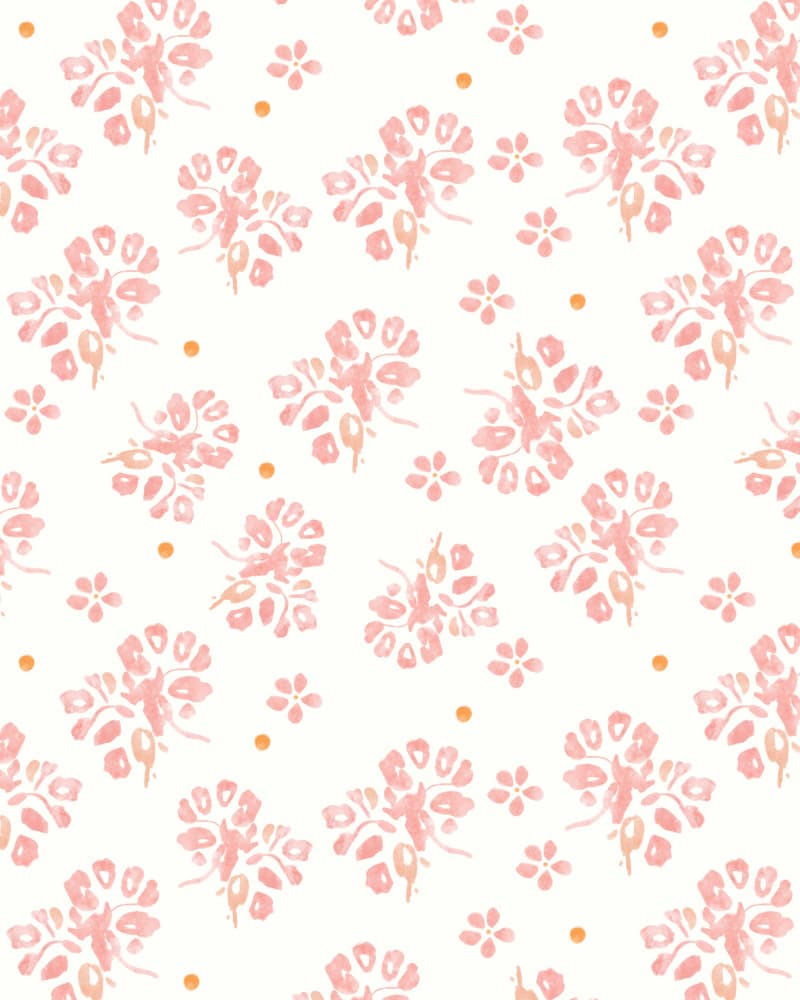 Delicate Pink Blooms by Kintsugi99 — canvas wall art