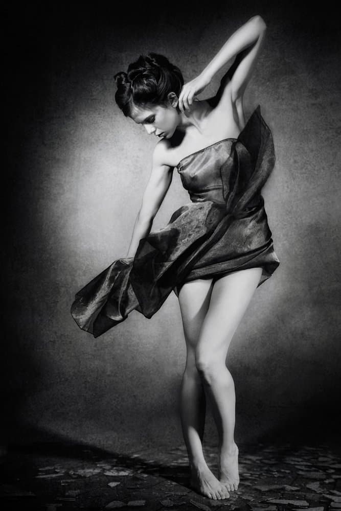 Graceful Dance Movement by miriana — canvas wall art