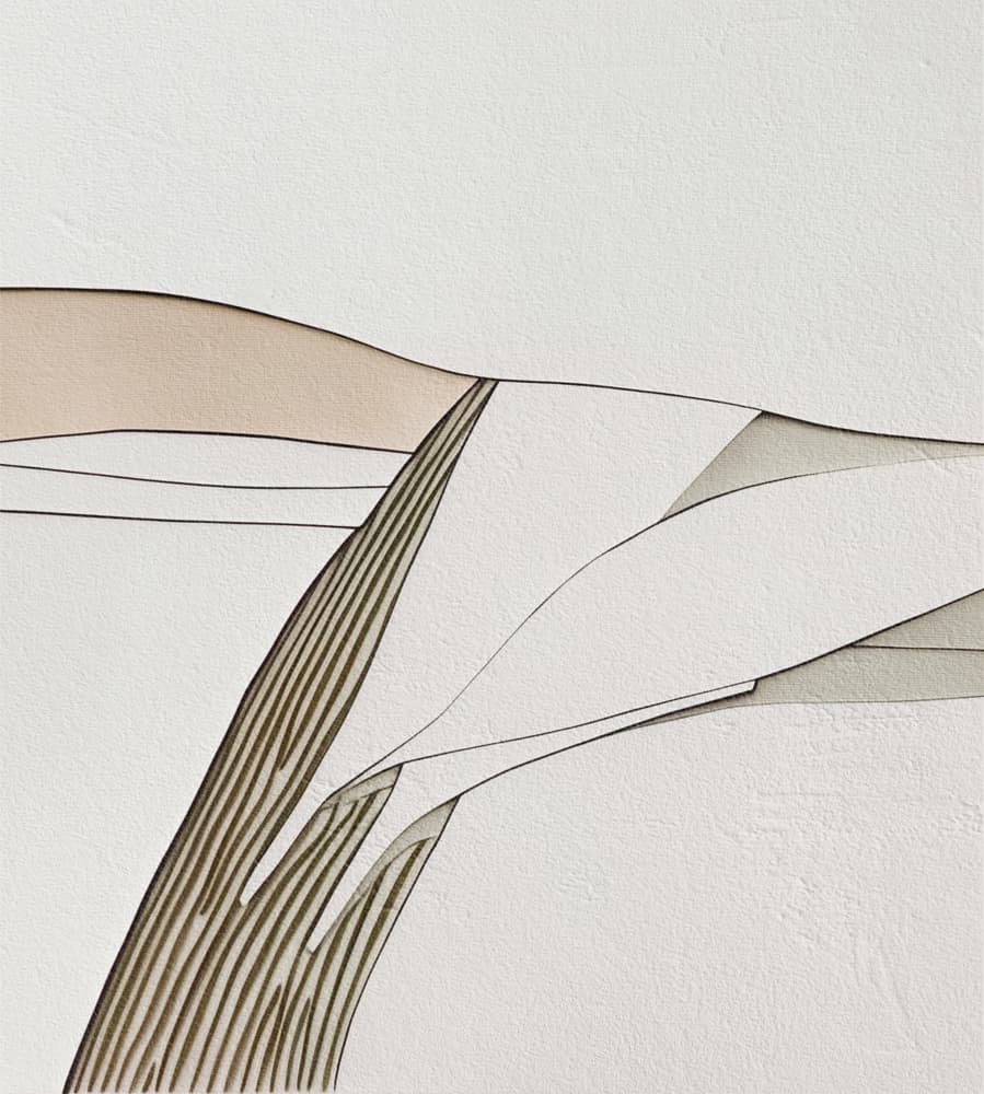Minimalist Earth Layers by Alma — canvas wall art