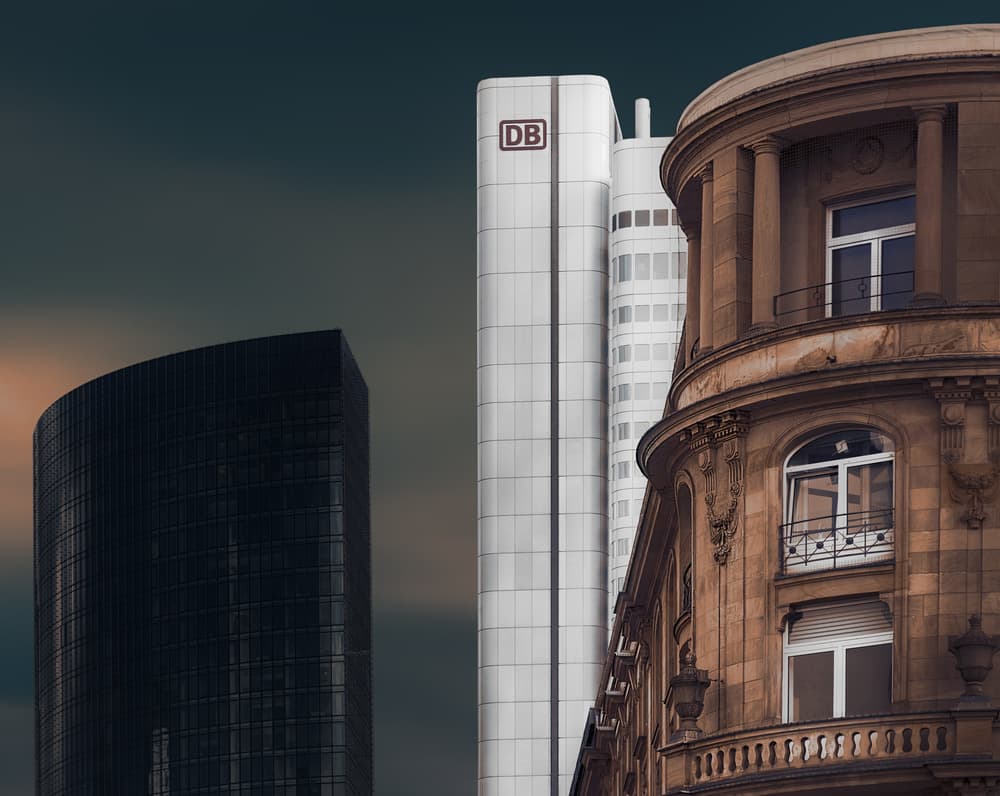Modern Historic Cityscape by Marc Huybrighs — canvas wall art