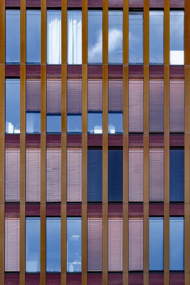 Geometric Window Patterns by Linda Wride — canvas wall art