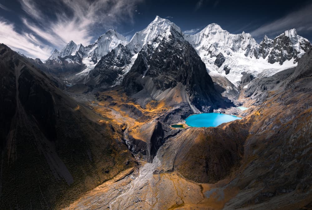 Turquoise Mountain Lake by Karol Nienartowicz — canvas wall art