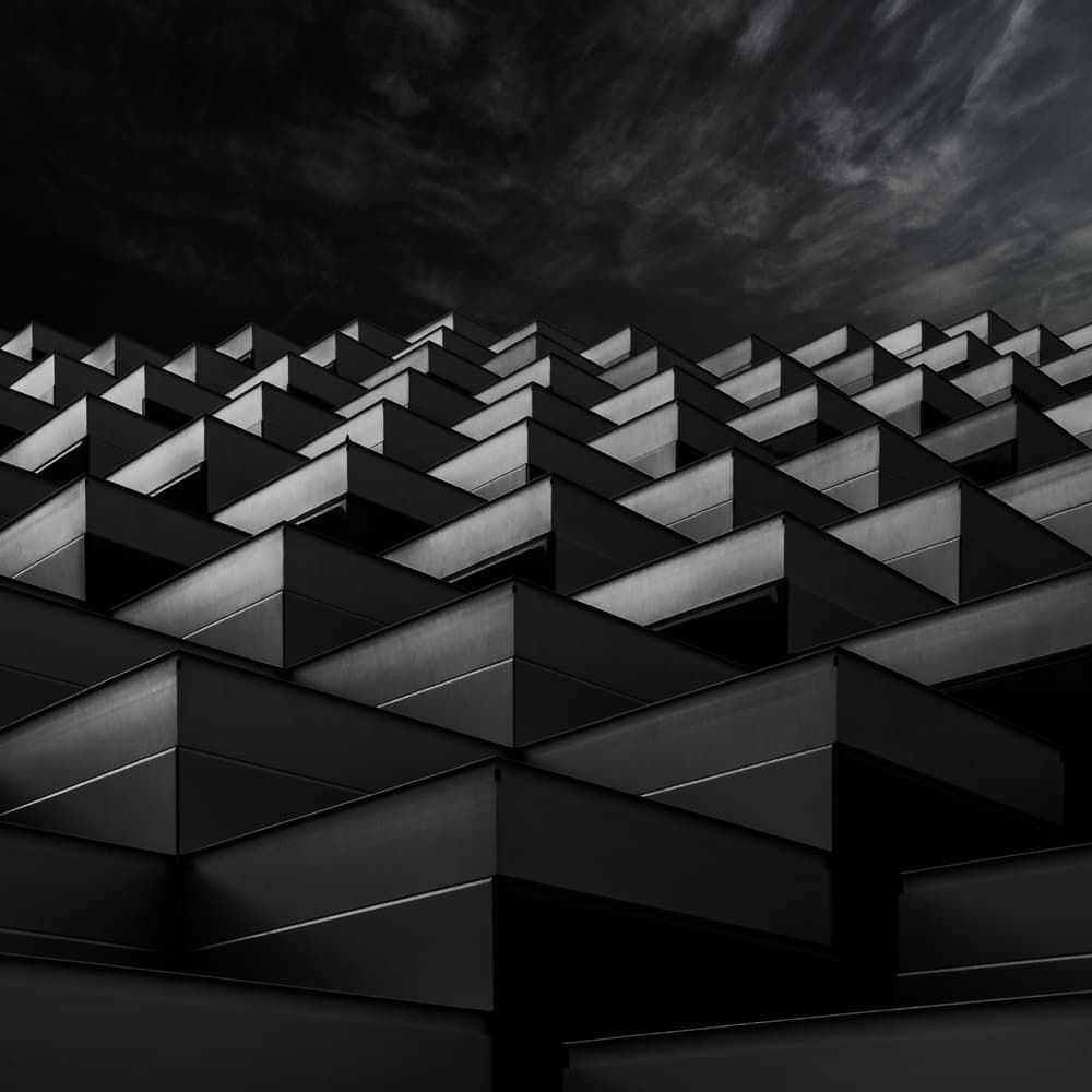 pyramid wall by Gilbert Claes — canvas wall art