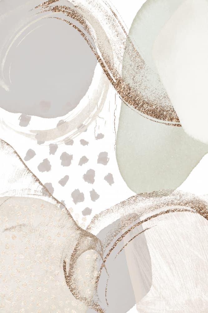 Muted Organic Shimmer by Sally Ann Moss — canvas wall art