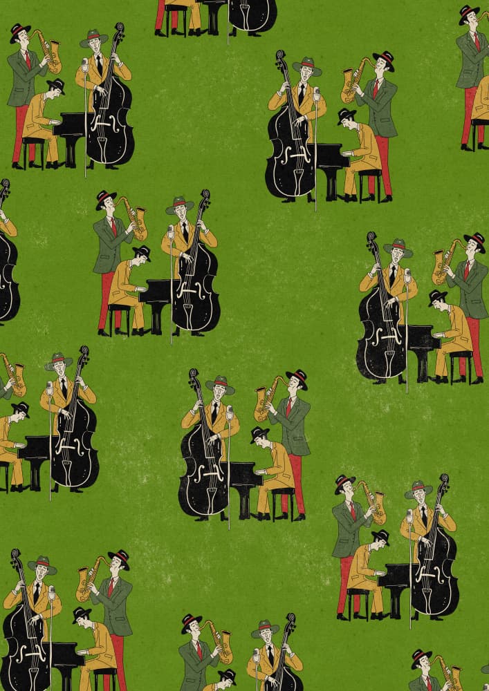 Classic Jazz Trio by Nicholas — canvas wall art