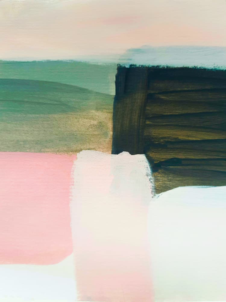 Soft Abstract Landscape by Ejaaz Haniff — canvas wall art