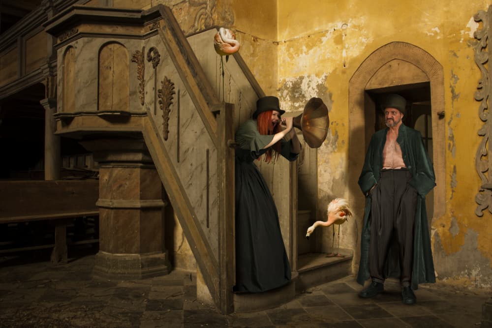 Surreal Church Whispers by Christine von Diepenbroek — canvas wall art