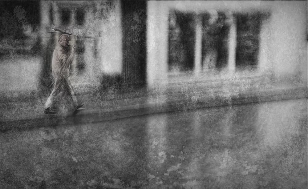 Gritty Urban Reflections by Jan van der Linden — canvas wall art