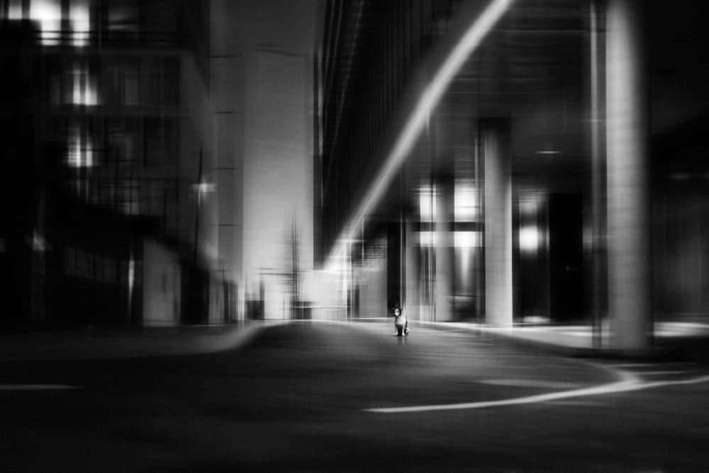 Solitary Urban Motion by Heike Willers — canvas wall art
