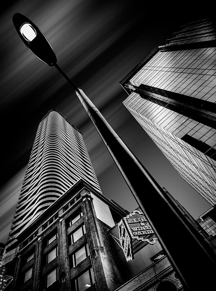 Dramatic City Lines by Jackson Carvalho — canvas wall art