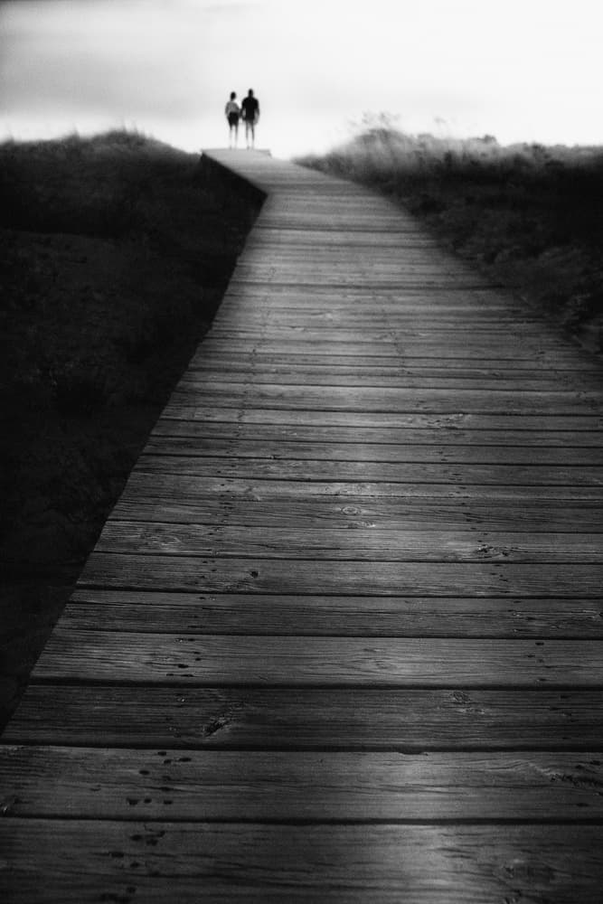 Couple's Quiet Path by Olavo Azevedo — canvas wall art